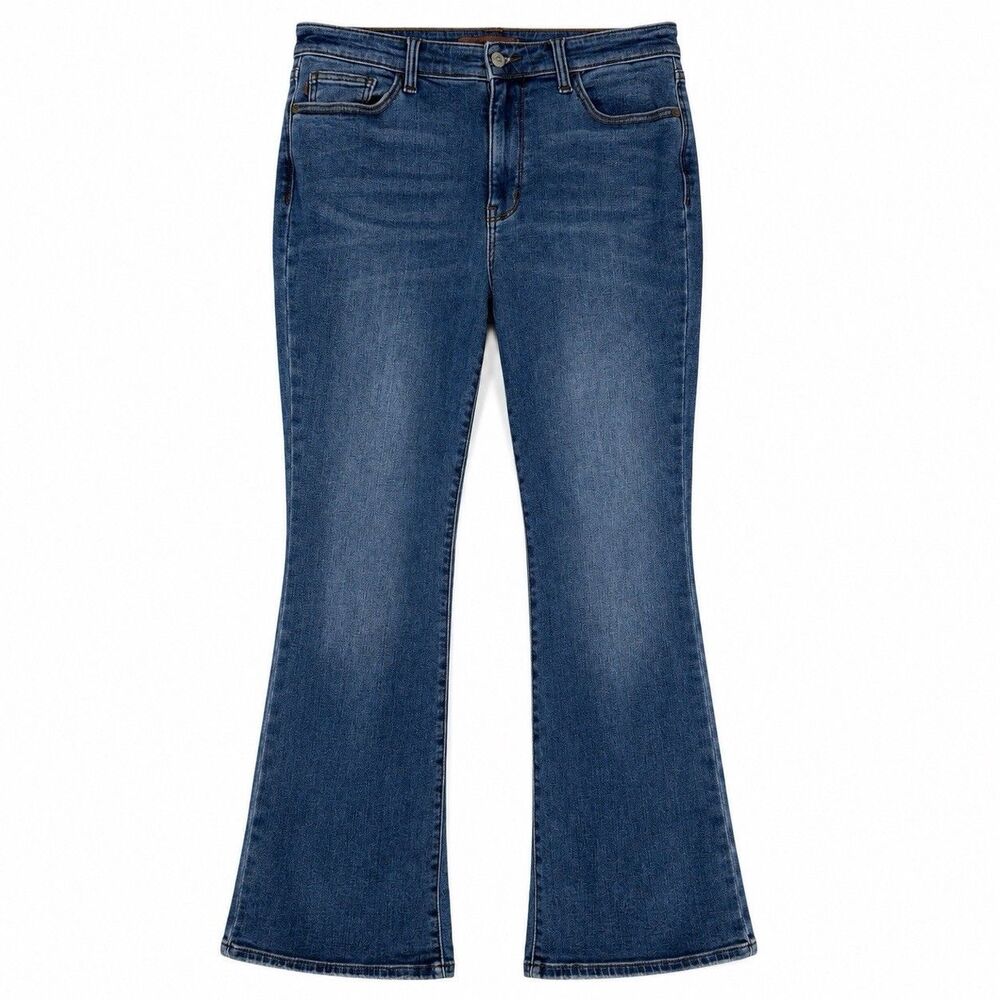 Judy Blue Womens 31 Bootcut Jeans Medium Wash Stretch Denim Flare Leg Western